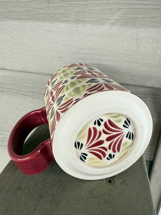 Petals Mug - Cherry, Green, & Black