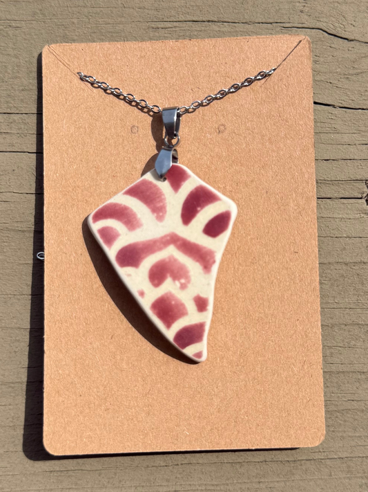 Relic Pendant - Cherry Mandala / Silver