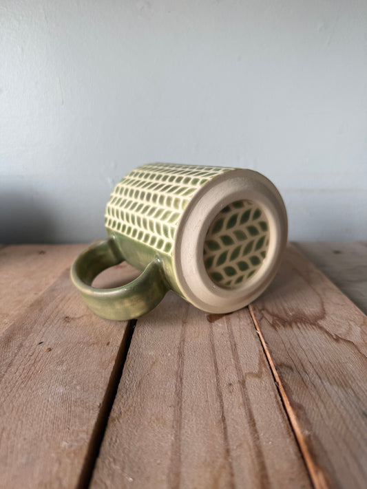 Leaf Mug - Green