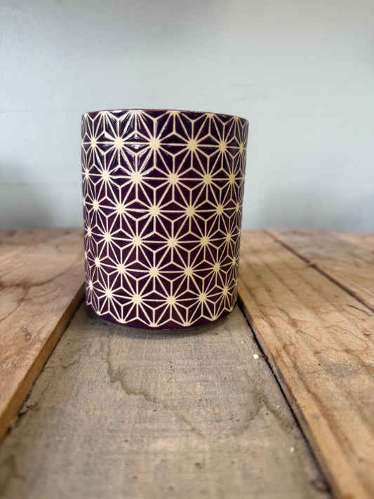 Flower of Life Mug - Eggplant