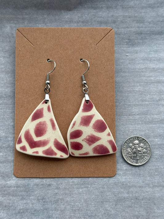 Relic Earrings - Cherry Mandala / Silver