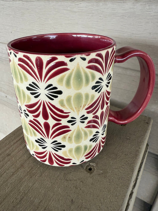 Petals Mug - Cherry, Green, & Black