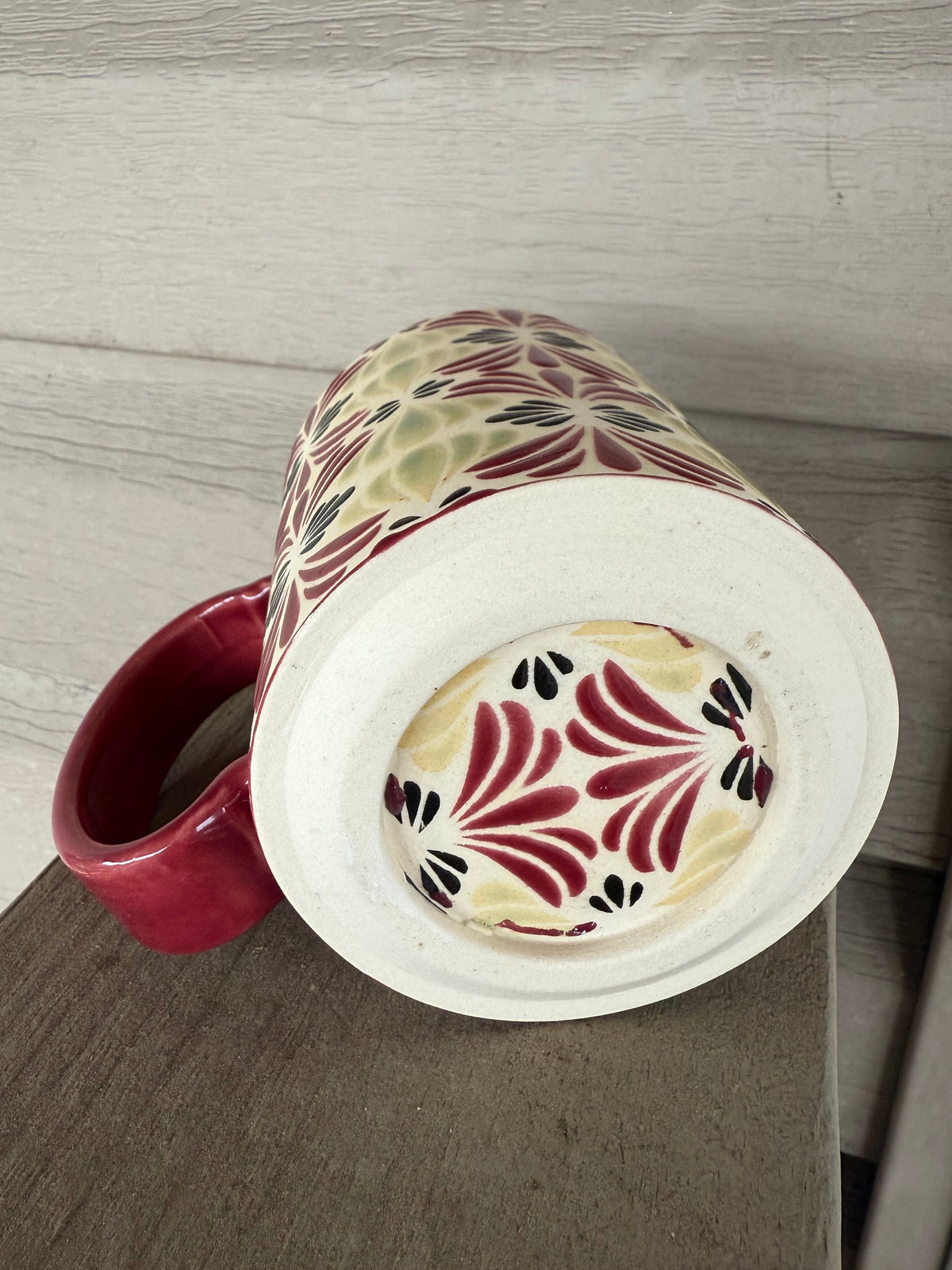 Petals Mug - Cherry, Green, & Black