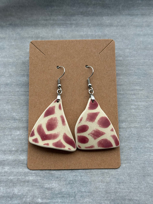 Relic Earrings - Cherry Mandala / Silver